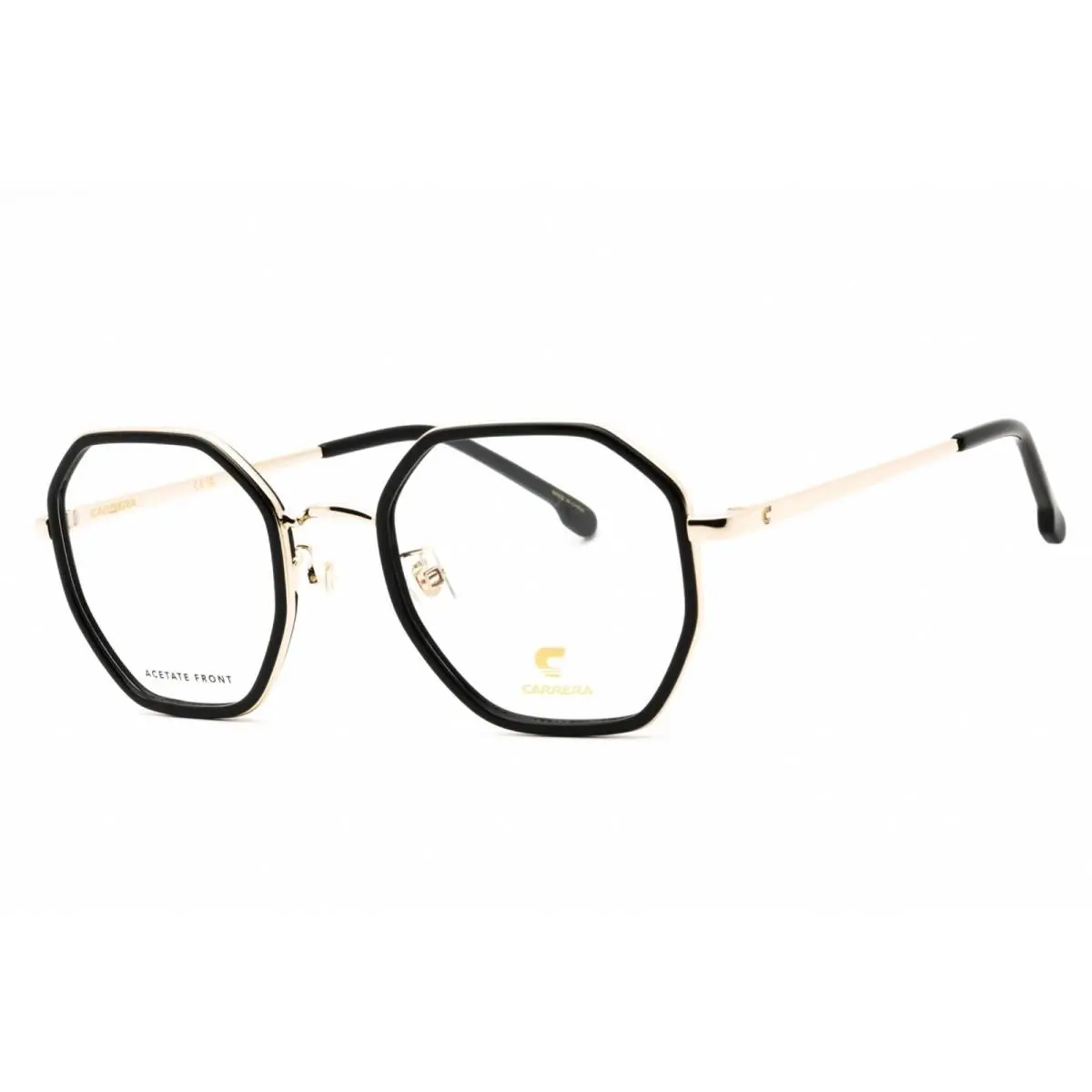 Carrera Women`s Eyeglasses Black Metal Geometric Frame Carrera 3034 0807 00