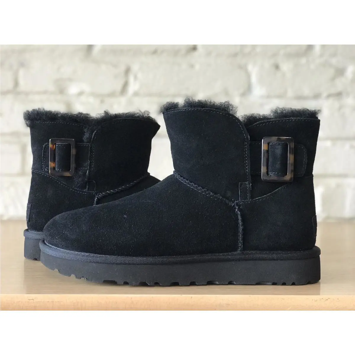 UGG shoes - UGG Mini Fashion Buckle - Mini Fashion Buckle - Black (UPC: 192410146017) 1