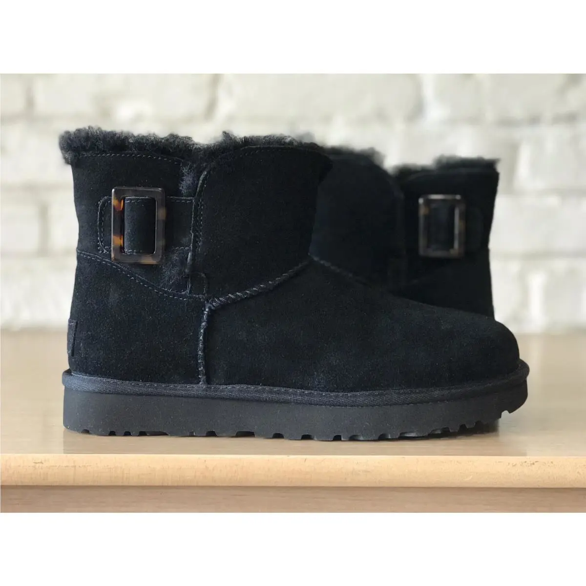 UGG shoes - UGG Mini Fashion Buckle - Mini Fashion Buckle - Black (UPC: 192410146017) 2