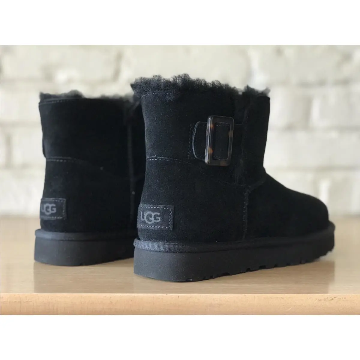 UGG shoes - UGG Mini Fashion Buckle - Mini Fashion Buckle - Black (UPC: 192410146017) 9