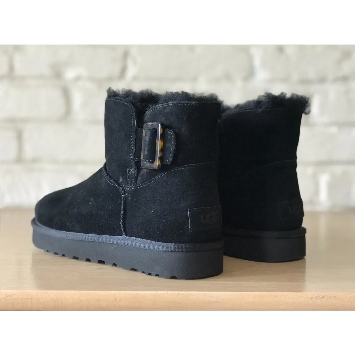 UGG shoes - UGG Mini Fashion Buckle - Mini Fashion Buckle - Black (UPC: 192410146017) 7