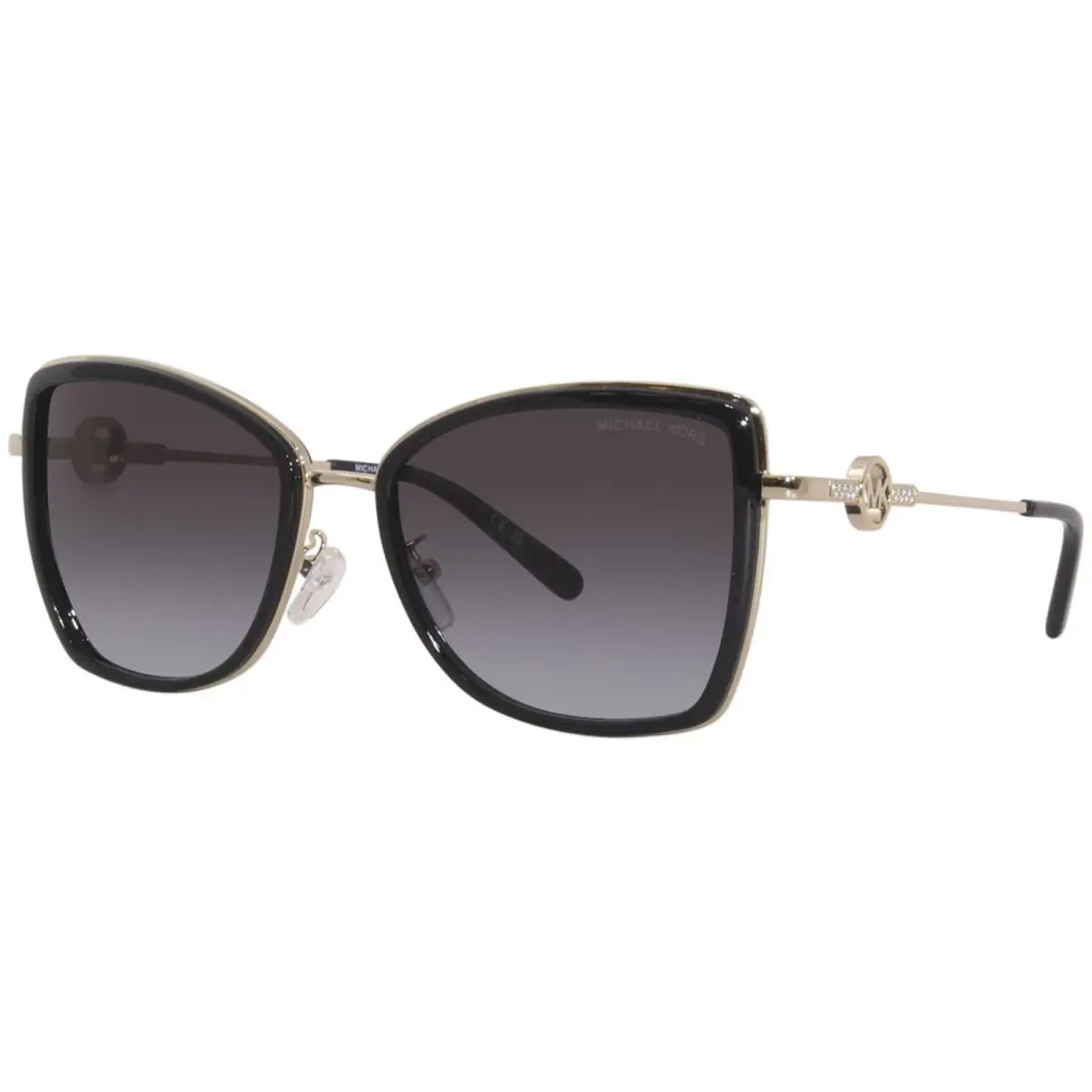 Michael Kors Corsica MK1067B 10148G Sunglasses Women`s Gold/grey Gradient 55mm