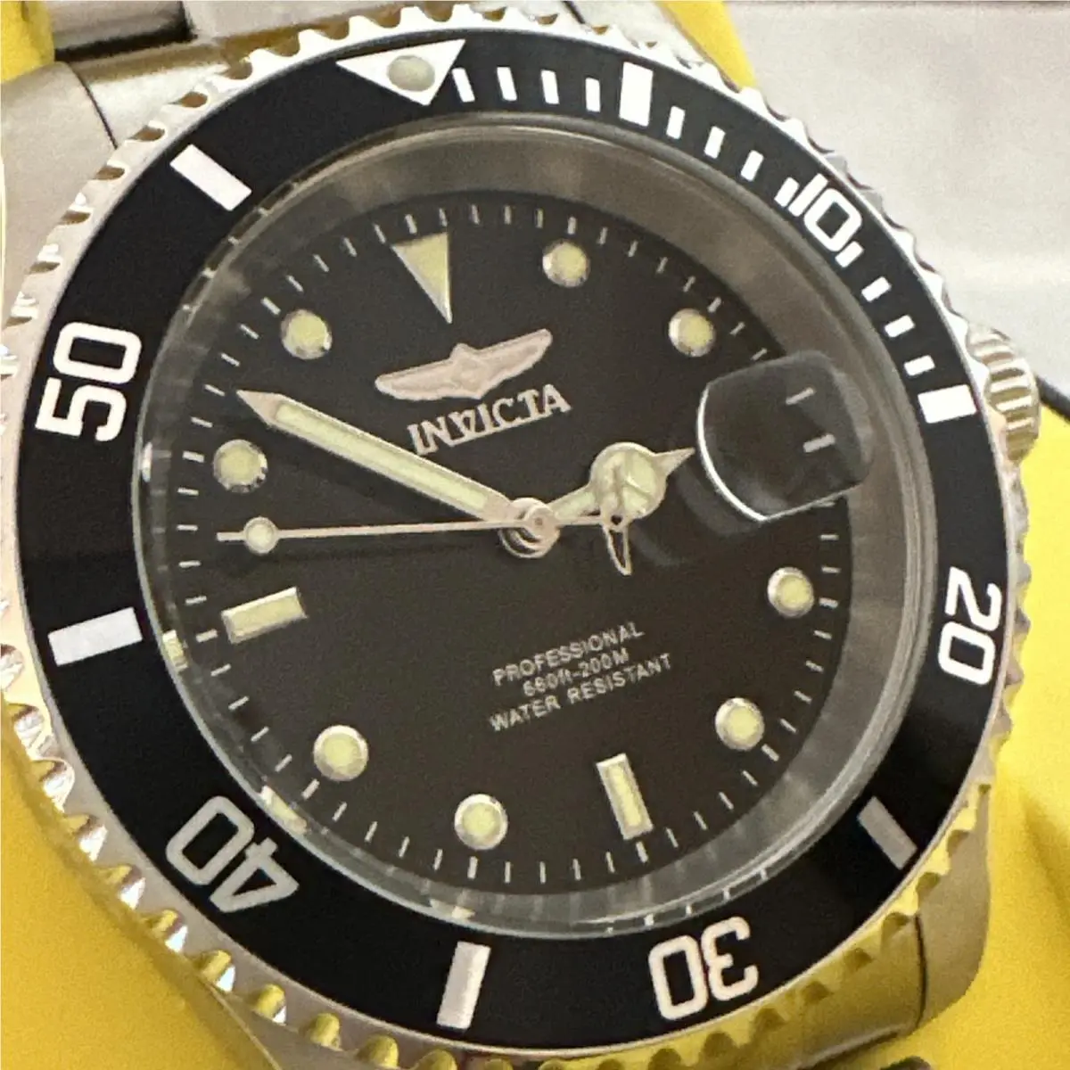 Invicta Pro Diver Black Dial Stainless Steel 40 mm Men`s Watch 26970