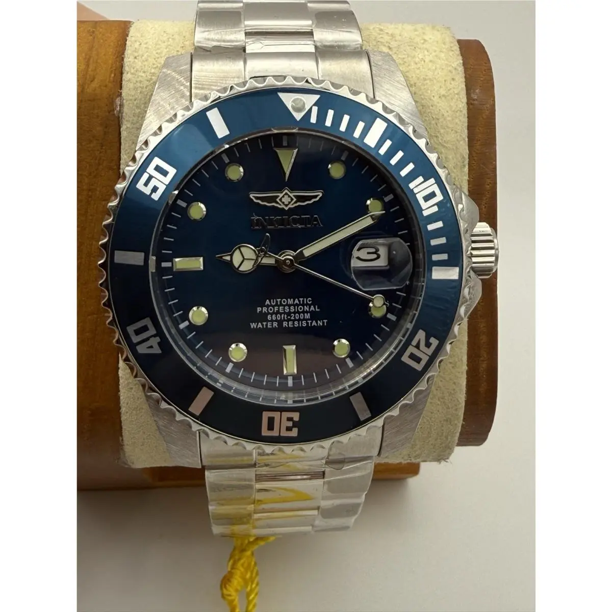 Pro Diver 36972 Men`s 44mm Automatic Blue Dial NH35A Steel Watch by Invicta
