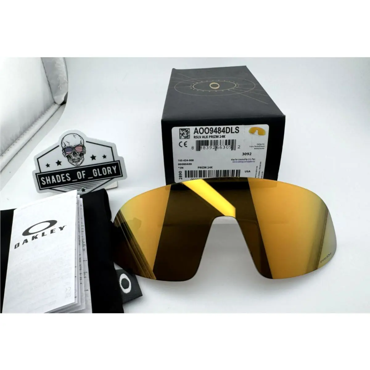Rslv Prizm 24K Gold Replacement Lens Sunglasses OO9484 Oem by Oakley