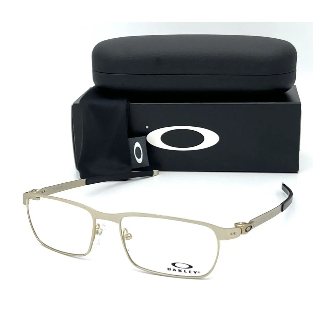 Oakley Rx-able Eyeglasses Tincup OX3184-1252 52-17 Satin Light Gold Frames - Frame: Matte Gold / Satin Light Gold, Lens: Clear