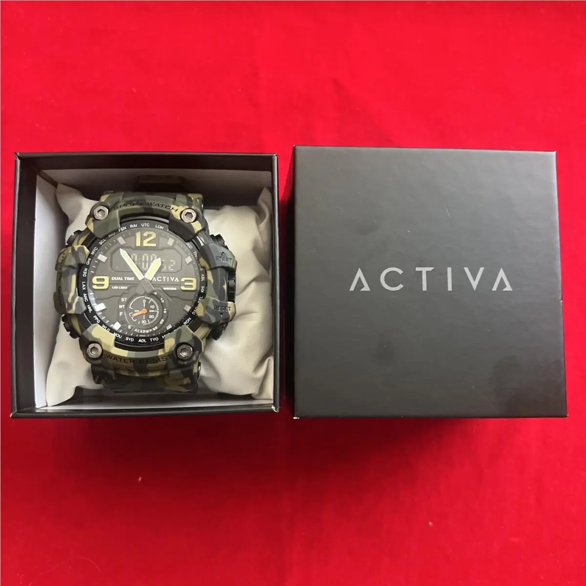 Acw1637 Activa X Invicta Blackopps 56mm As Pictured Excellent Watch ￼
