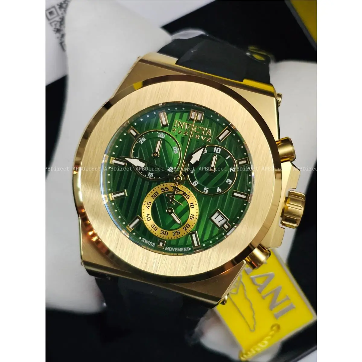 Invicta - Akula Reserve Tux Dial - Swiss Eta G10.212 Chronograph - Mens Watch
