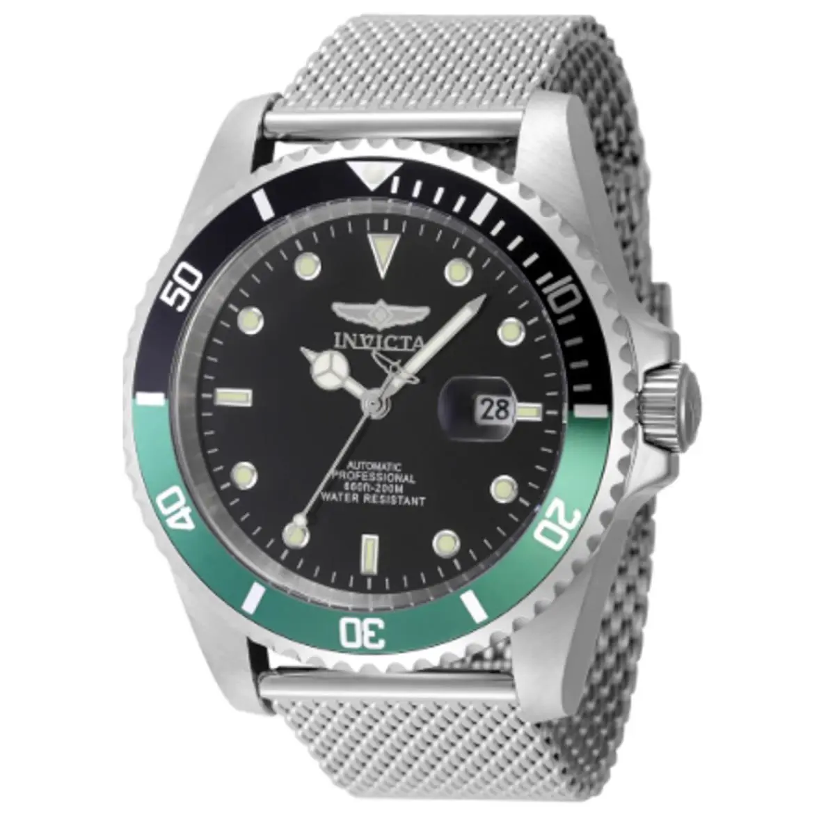 Invicta Automatic Professional Men`s Watch with Mesh Stainless Steel Band 47mm