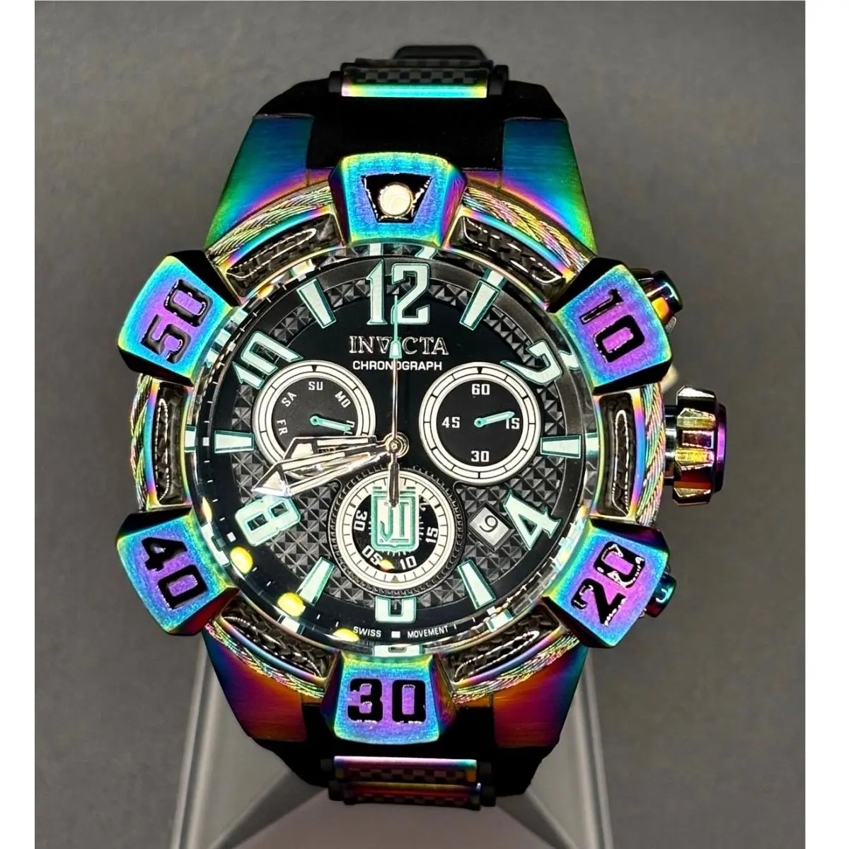 Invicta Jason Taylor 40447 Swiss Chronograph Iridescent 52mm