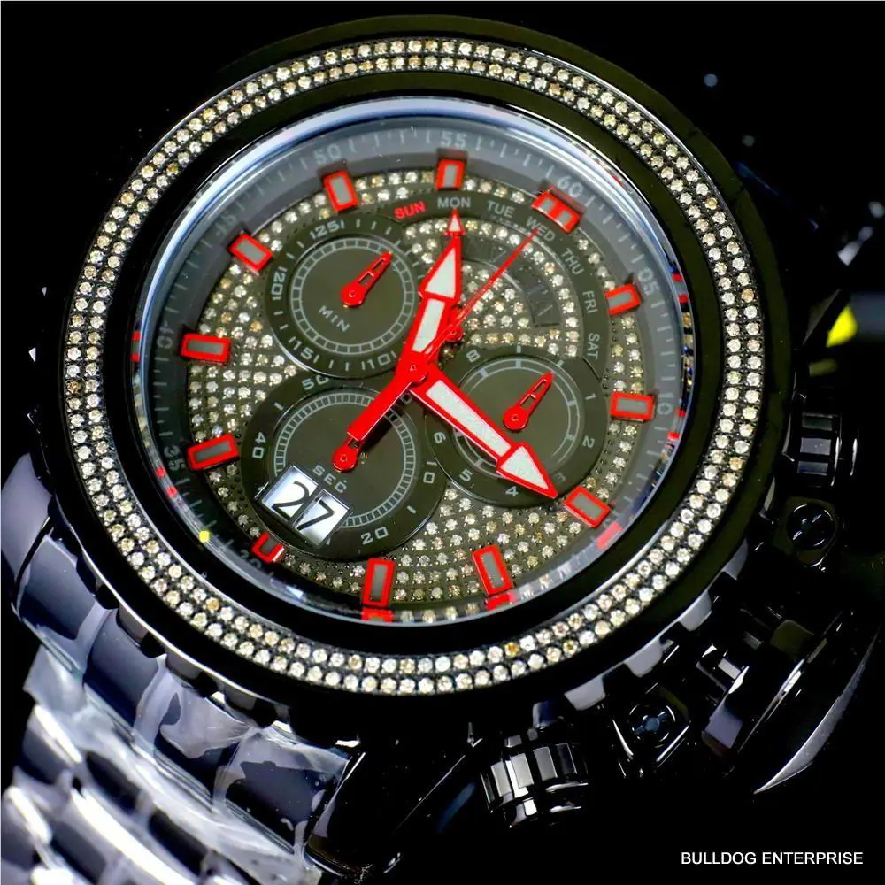 Invicta Sea Hunter Gen II 1.77CTW Diamond Black Label Swiss Mvt 58mm Watch