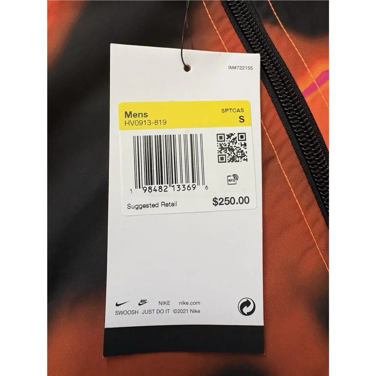Nike clothing - Nike Project F.R.O.G. - Project - HV0913819 - Orange (UPC: 0198482133696) 3