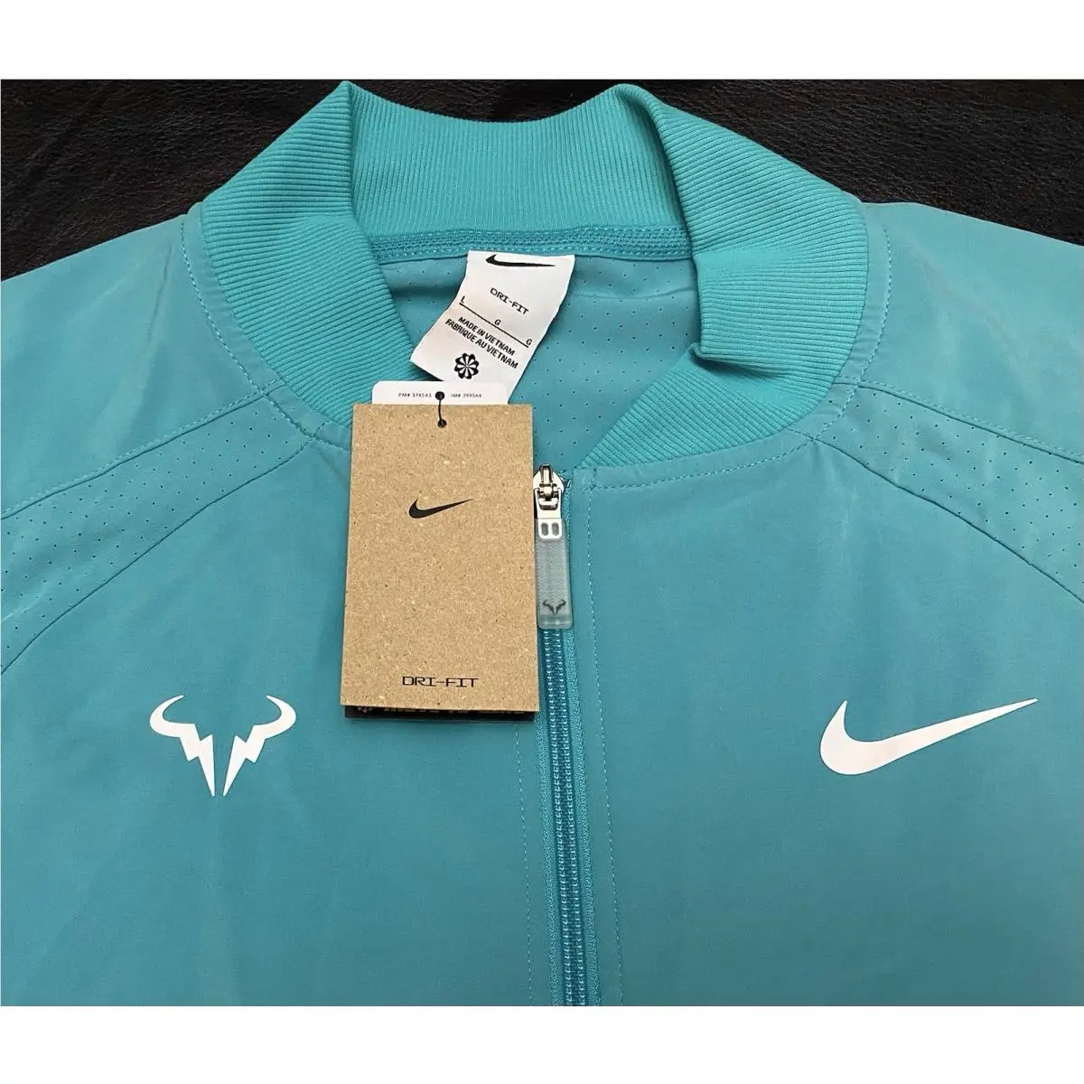 Nike clothing - Nike Rafael Nadal Tennis - Rafael Nadal Tennis - DV2885-345 DV2885345 - 345 - Dusty Cactus Teal Mint/White (UPC: 196977762208) 1
