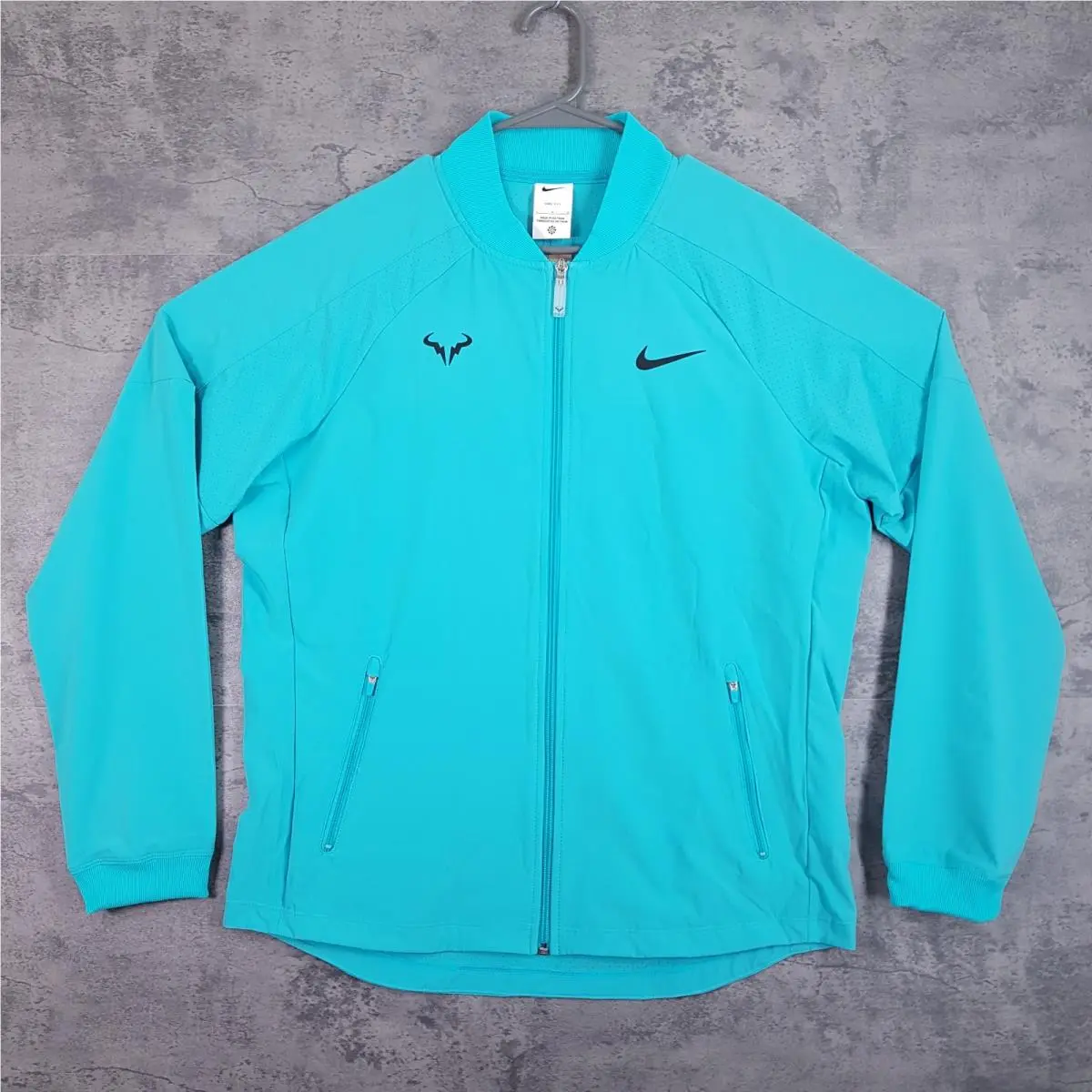 Nike Court Rafa Nadal Warmup Jacket Mens Large Cactus Teal Mint DV2885-345