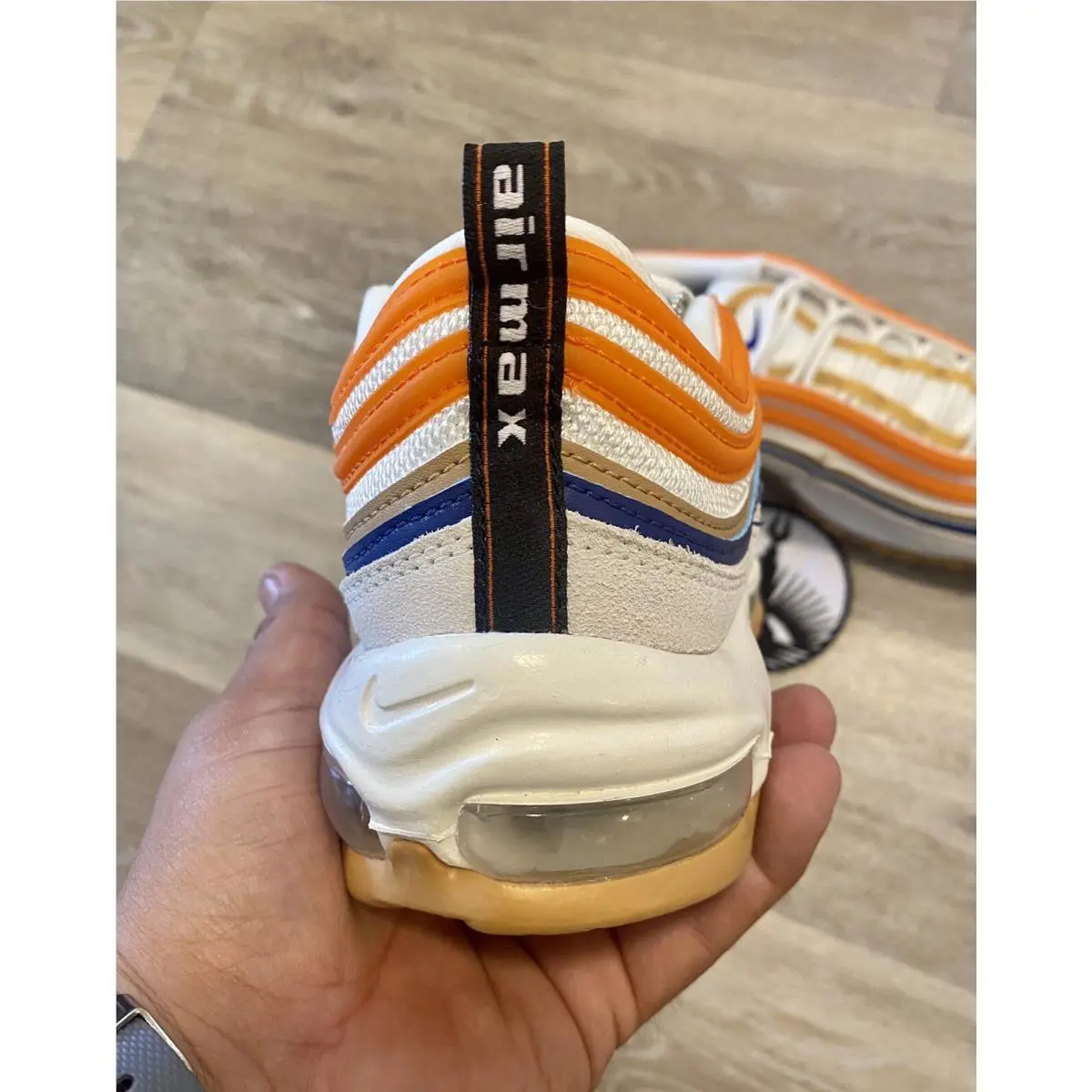 Nike shoes - Nike Air Max 97 - Air Max - DV2619-100 - Summit White/Black/Safety Orange (UPC: 196153498075) 0