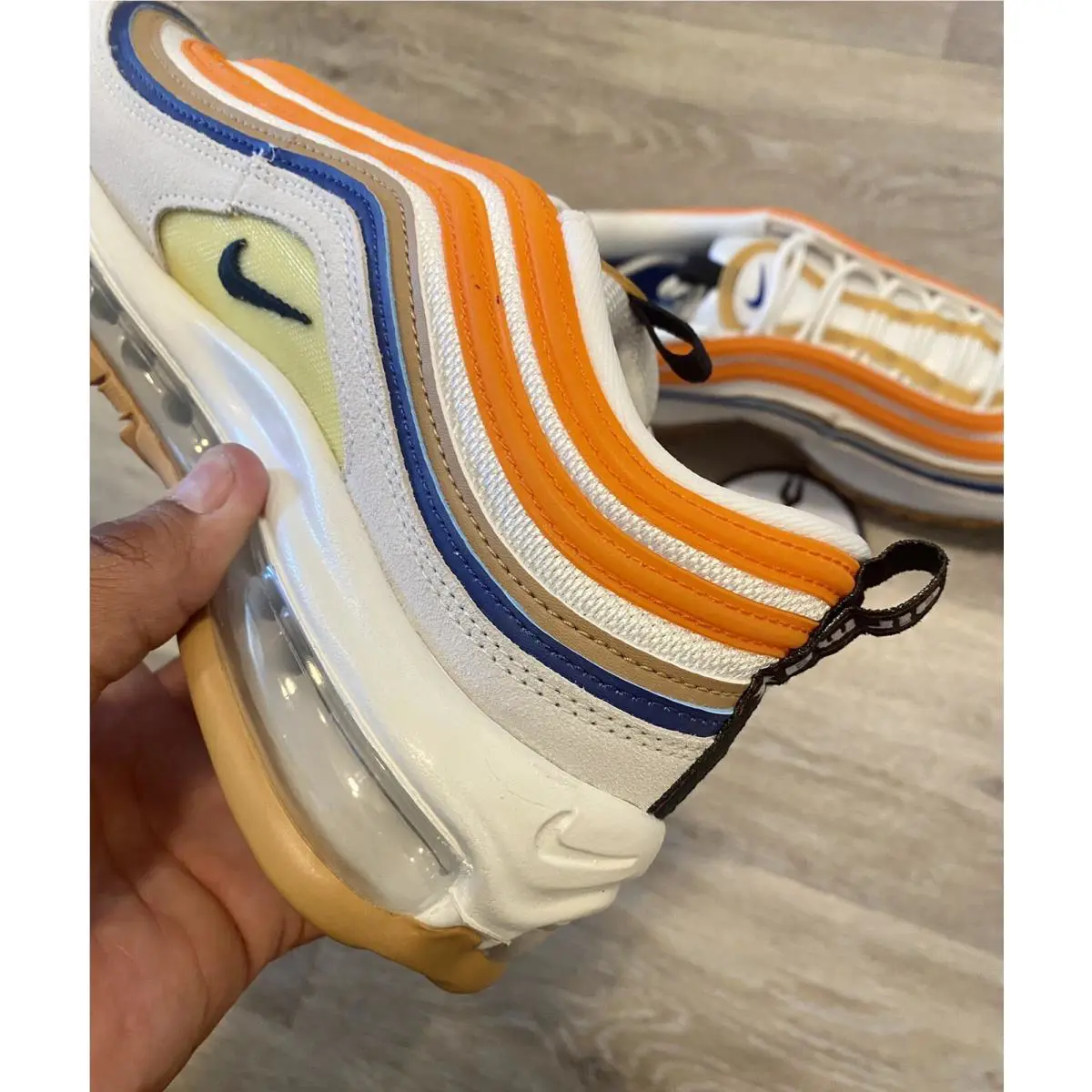 Nike shoes - Nike Air Max 97 - Air Max - DV2619-100 - Summit White/Black/Safety Orange (UPC: 196153498075) 1