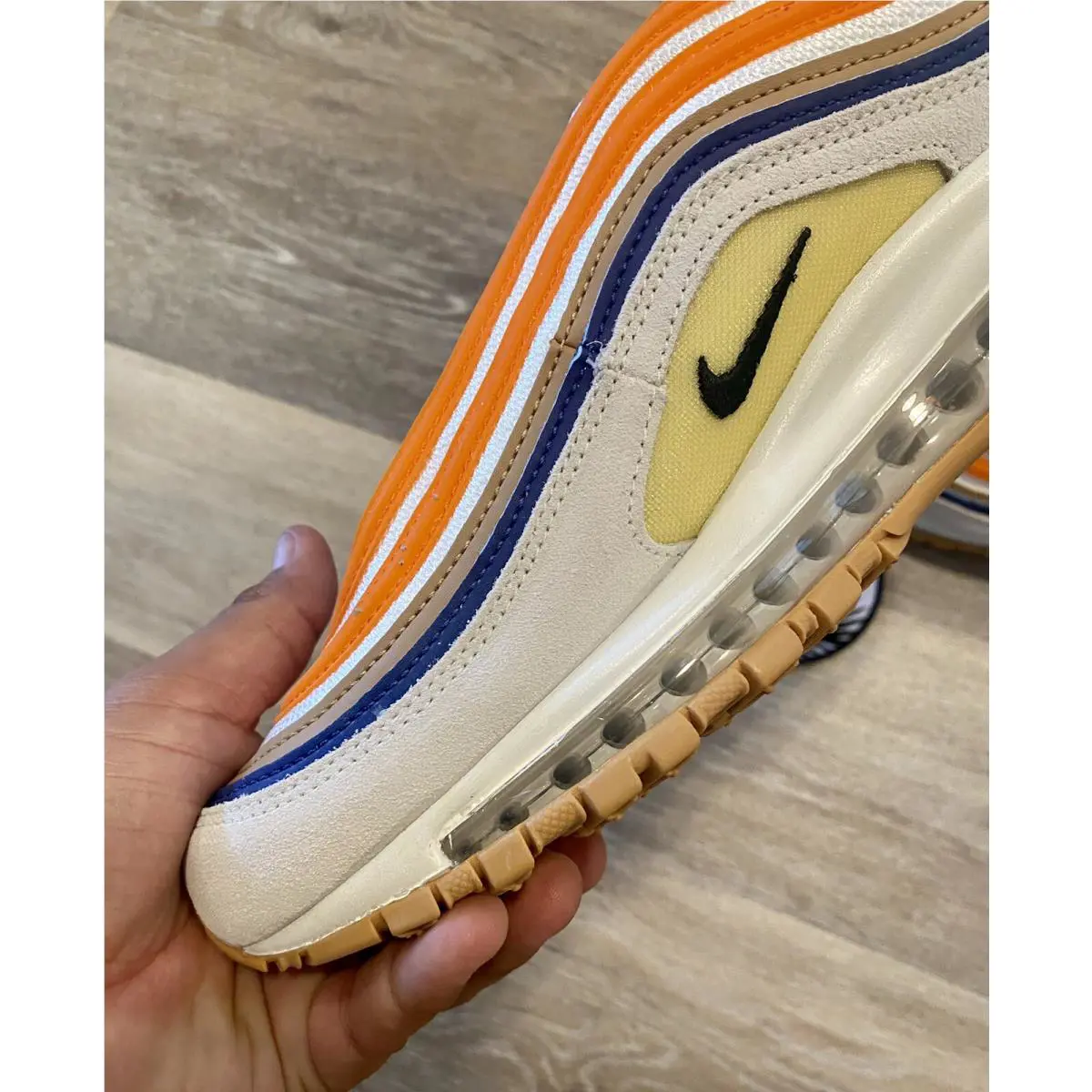 Nike shoes - Nike Air Max 97 - Air Max - DV2619-100 - Summit White/Black/Safety Orange (UPC: 196153498075) 2