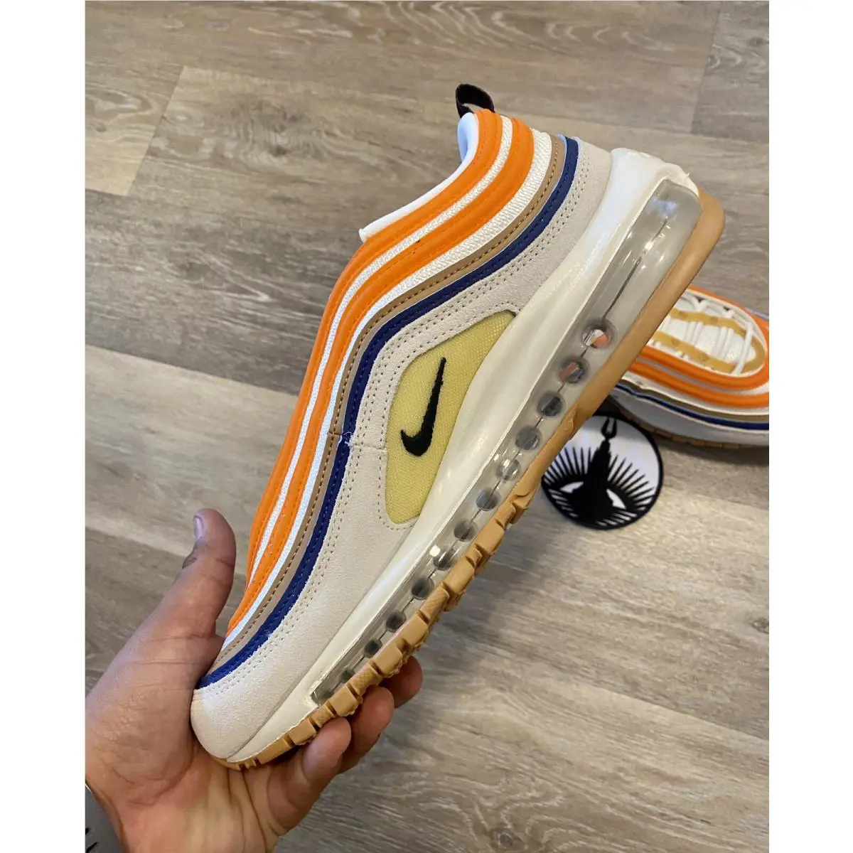 Nike shoes - Nike Air Max 97 - Air Max - DV2619-100 - Summit White/Black/Safety Orange (UPC: 196153498075) 3