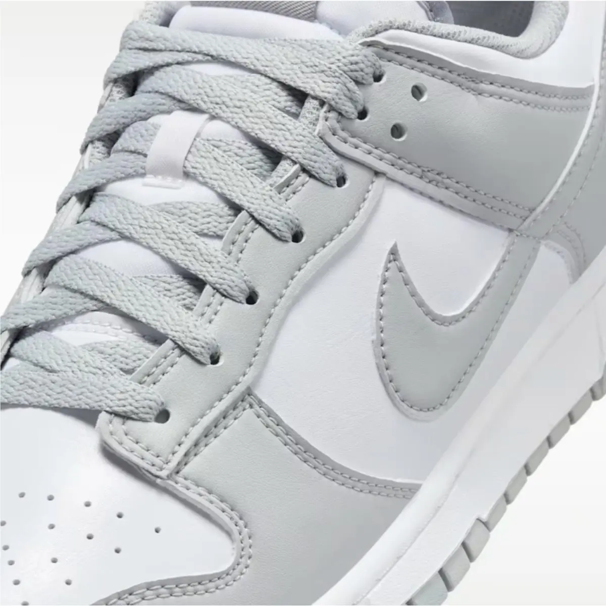 Nike shoes - Nike Dunk - Dunk - HF5441-105 - White/White/Light Smoke Grey 6