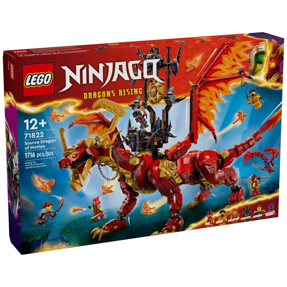 Lego Ninjago Sets: 71822 Source Dragon of Motion