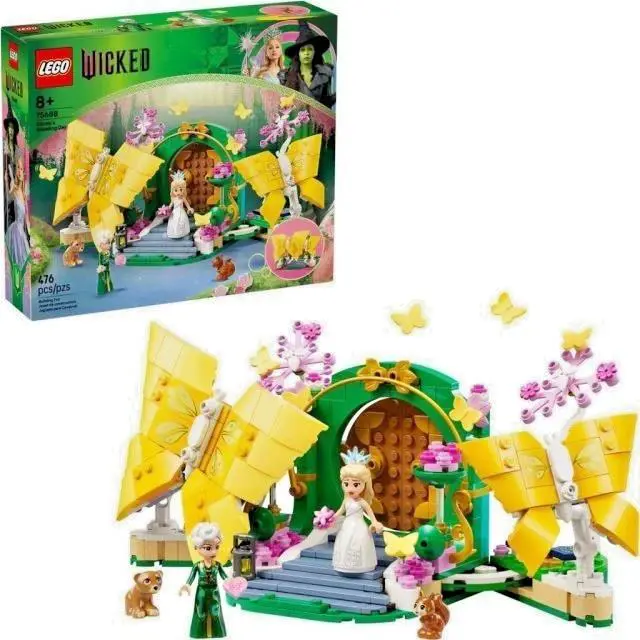 Lego Wicked Movie Glinda`s Wedding Day 75688 Legos Set 476 Pieces