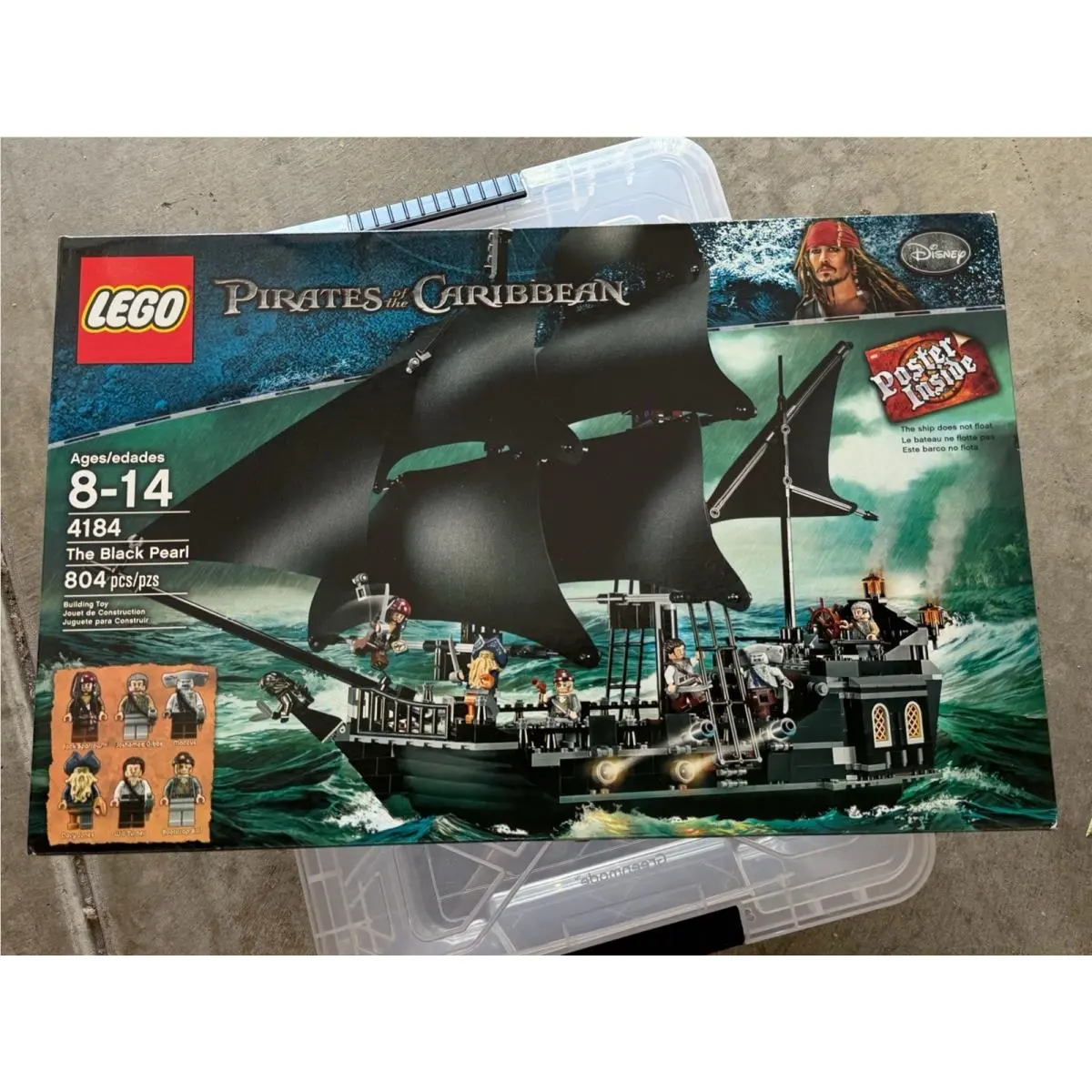 Lego Pirates of The Caribbean The Black Pearl 4184