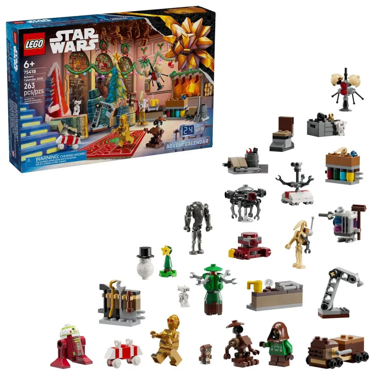 Lego Star Wars Advent Calendar 2025 Kids Toy - Holiday Countdown Playset