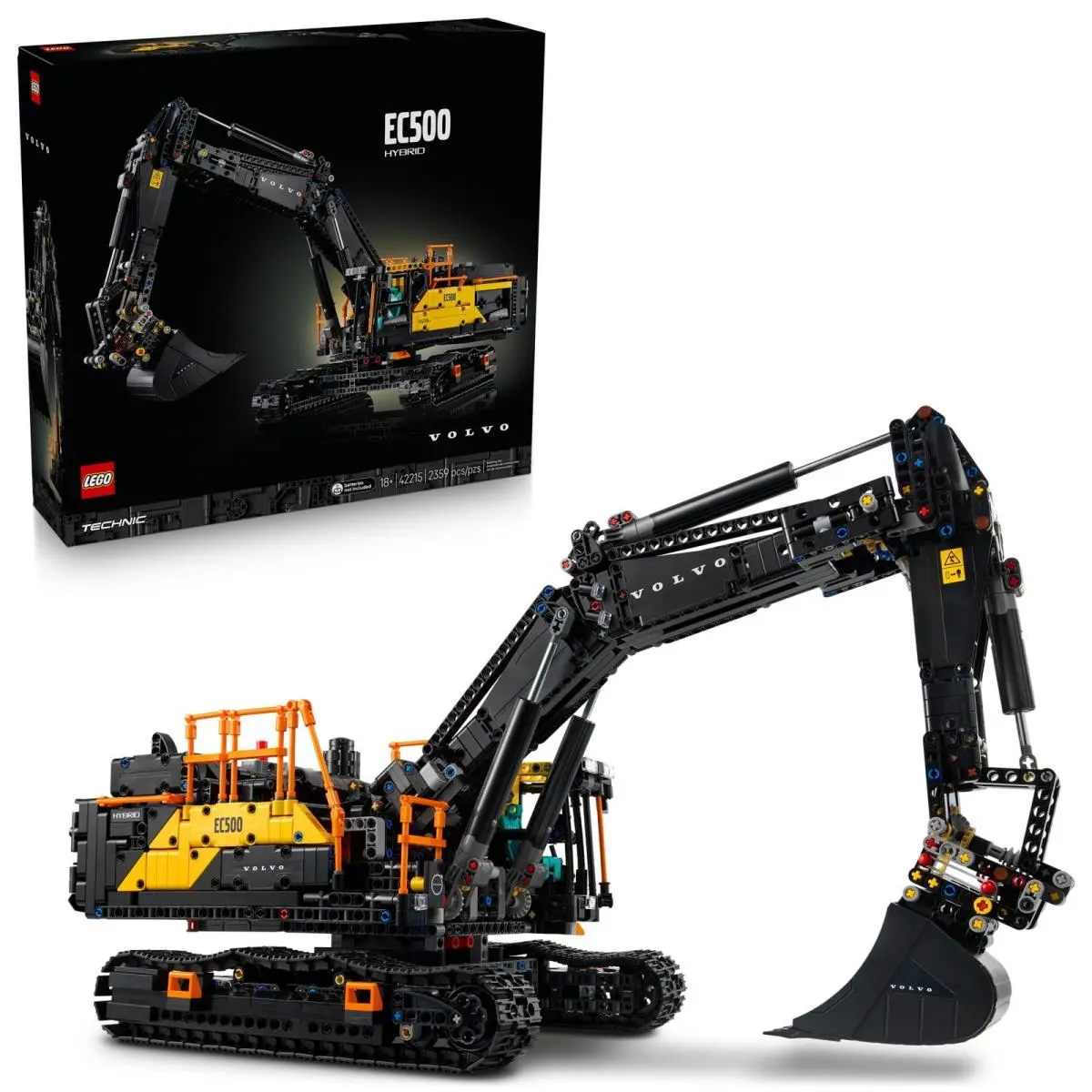 Lego Technic Volvo EC500 Hybrid Excavator 42215
