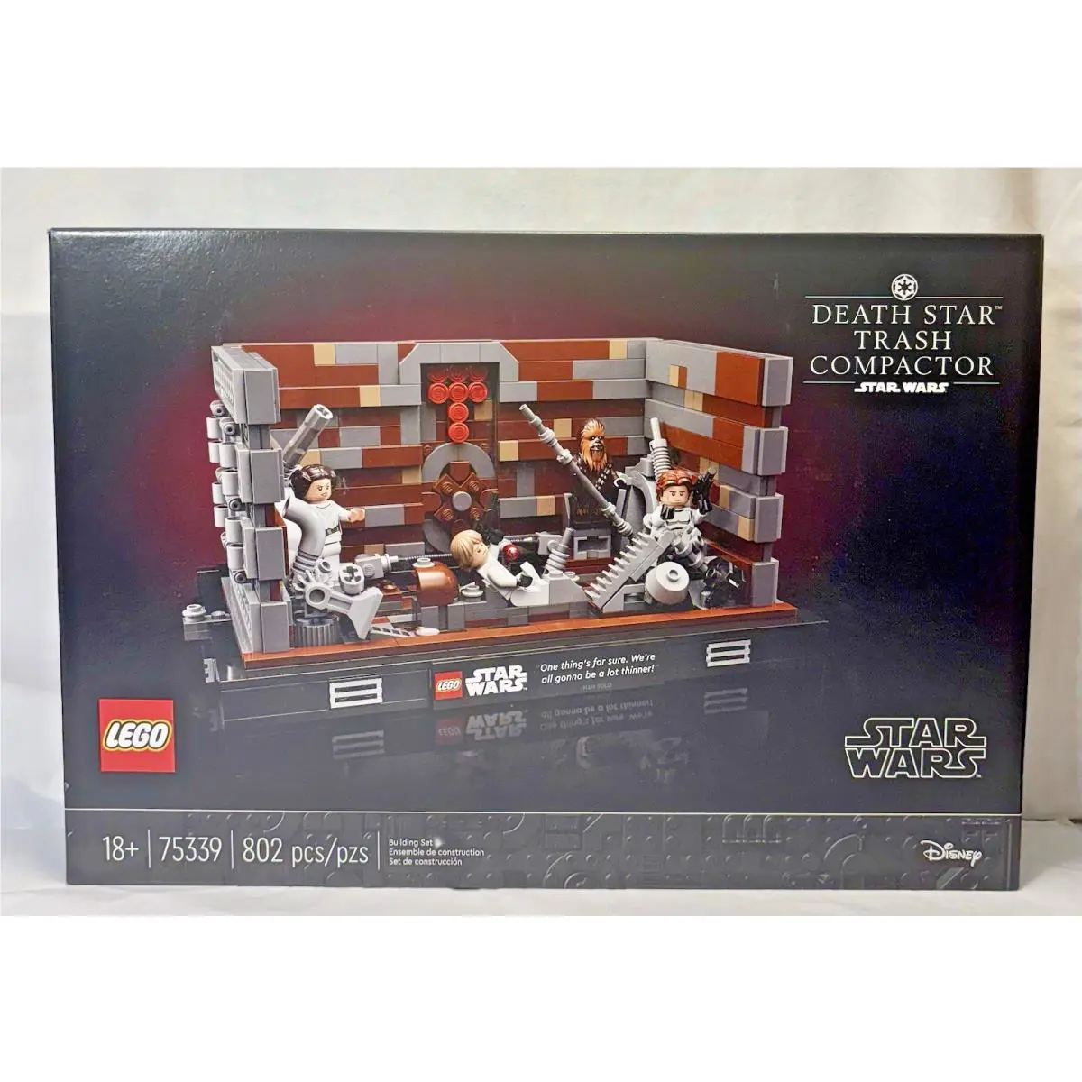 Lego 75339 Star Wars Death Star Trash Compactor Diorama - New/sealed - Retired