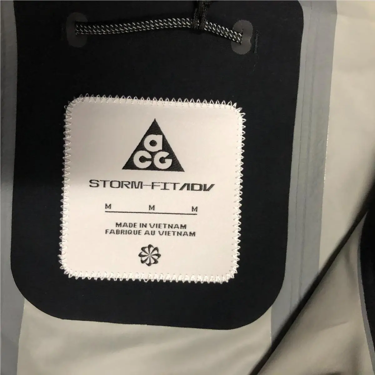 Nike clothing - Nike ACG Morpho Storm-FIT Rain Jacket - Black/White (UPC: 197859994083) 2