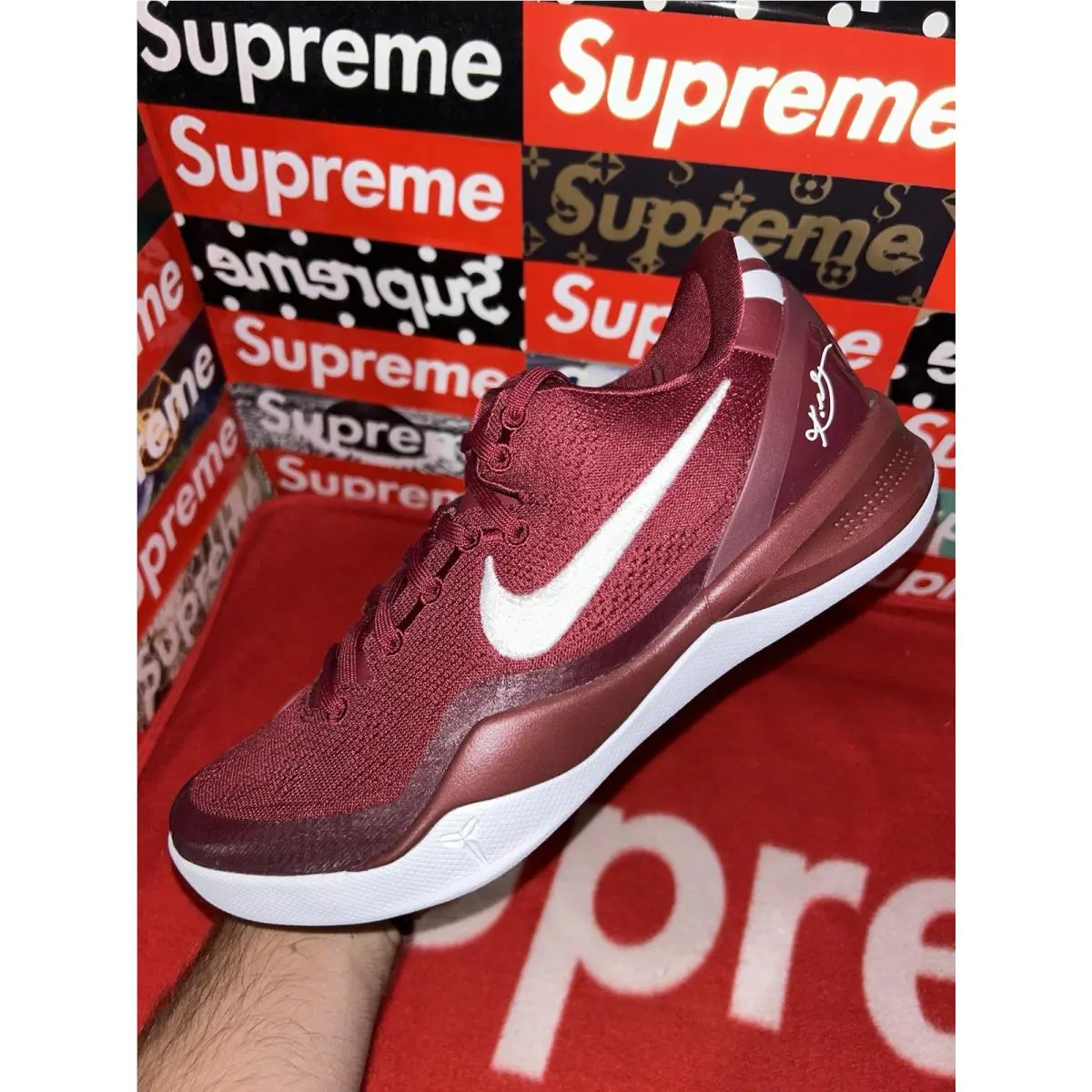 Nike shoes - Nike Kobe 8 System - Kobe System - HM6469-602 - Red, Manufacturer: Team Red/White 4
