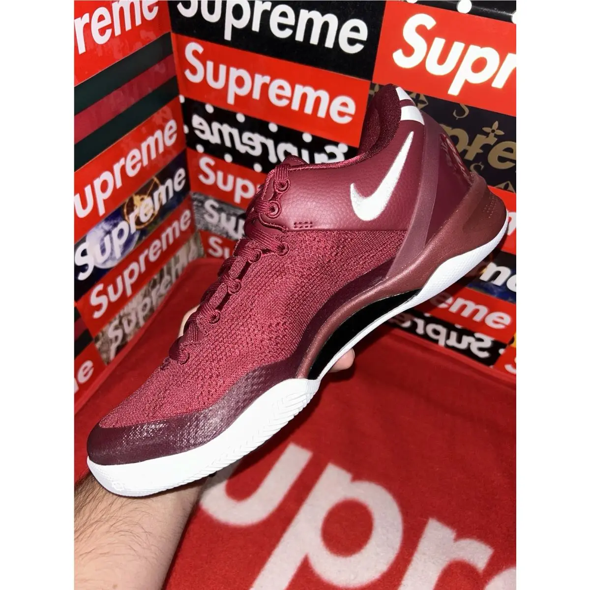 Nike shoes - Nike Kobe 8 System - Kobe System - HM6469-602 - Red, Manufacturer: Team Red/White 7