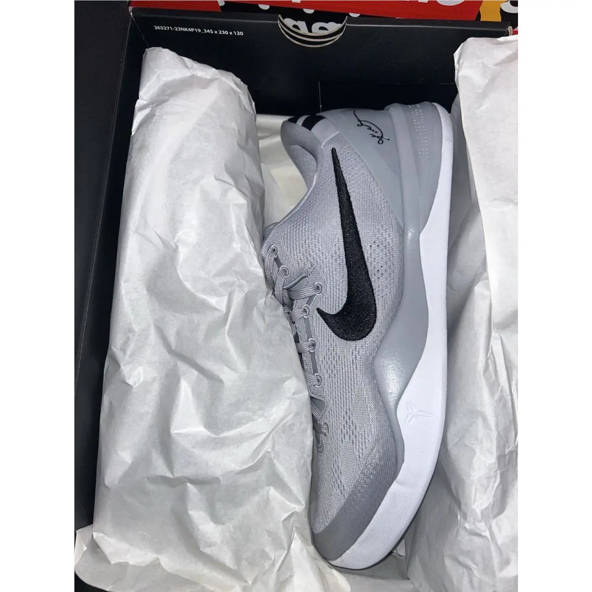 Nike shoes - Nike Kobe - Kobe - HM6469-001 - Wolf Grey/ Black White 9