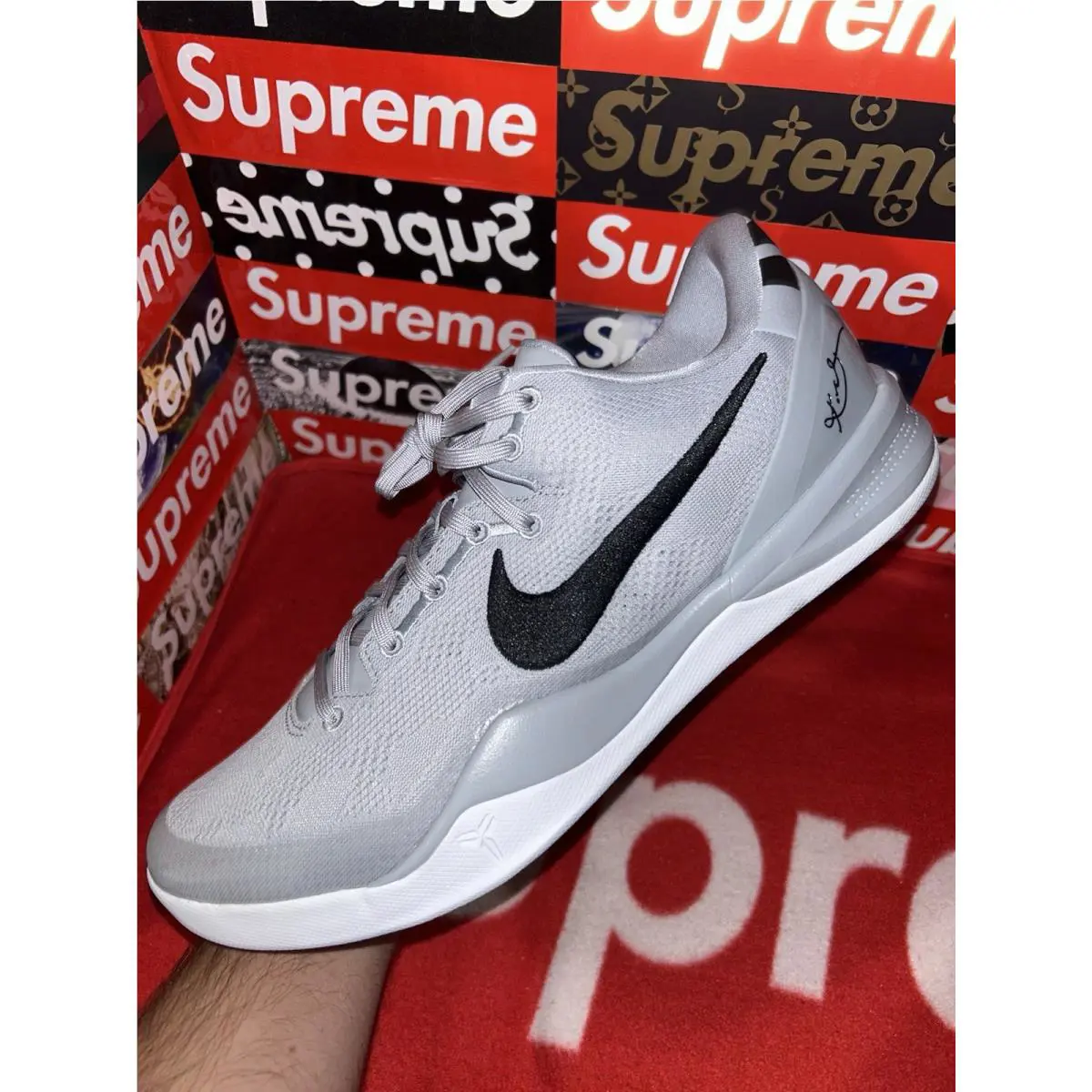 Nike shoes - Nike Kobe - Kobe - HM6469-001 - Wolf Grey/ Black White 4