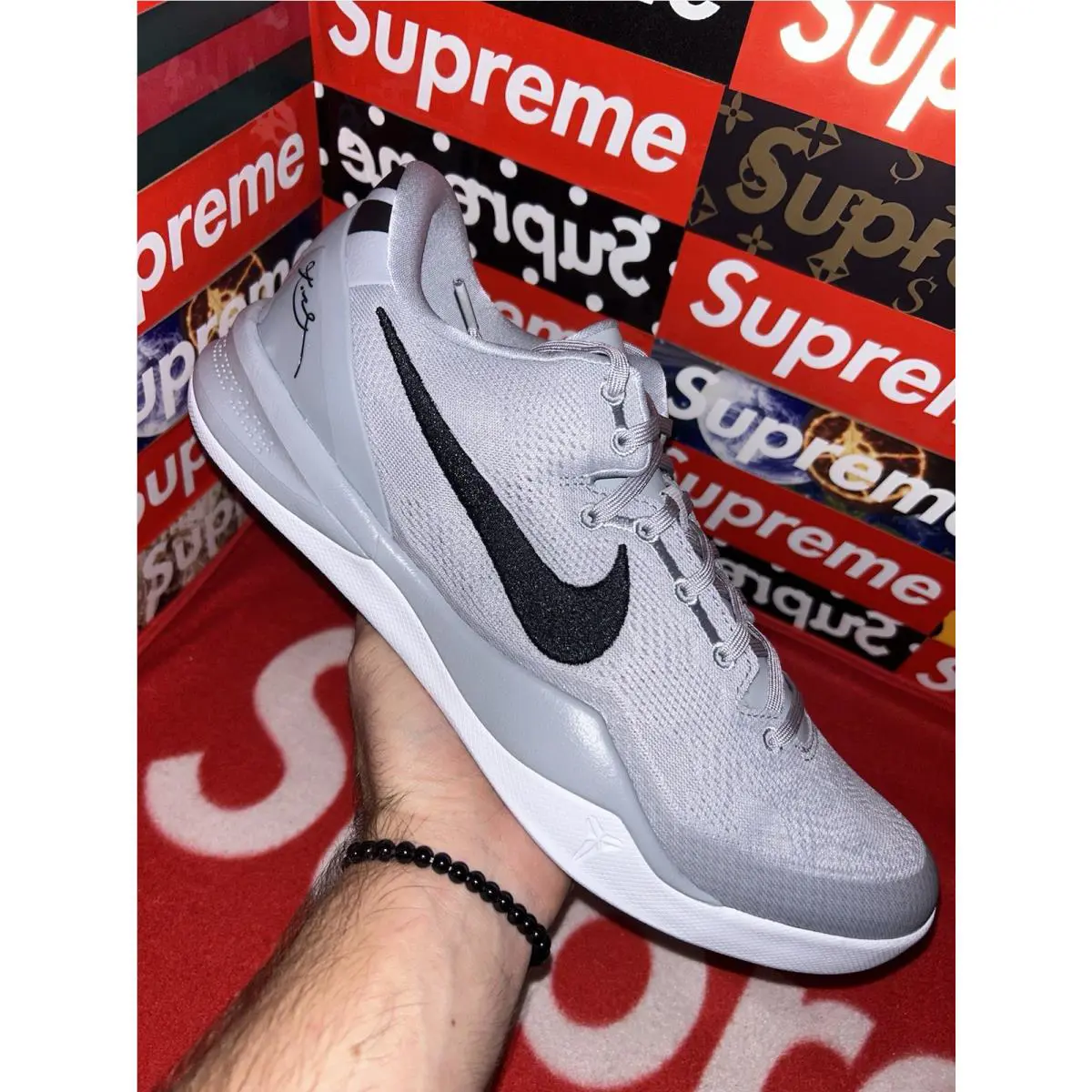 Nike shoes - Nike Kobe - Kobe - HM6469-001 - Wolf Grey/ Black White 6