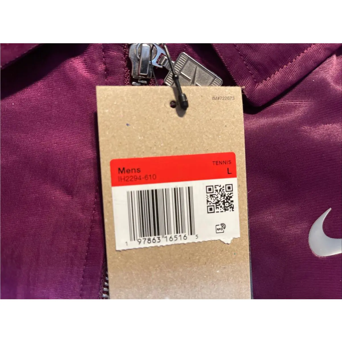 Nike clothing - Nike Court US Open - Court Open - IH2294410 - Bordeaux 2