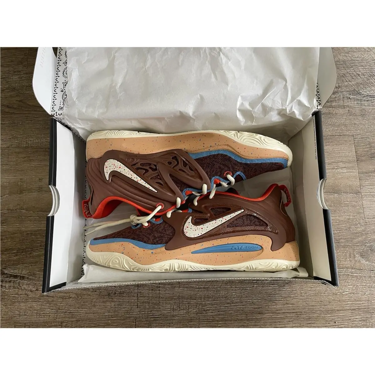 Nike shoes - Nike KD 15 - DV2555200 - Fauna Brown/Coconut Milk 4