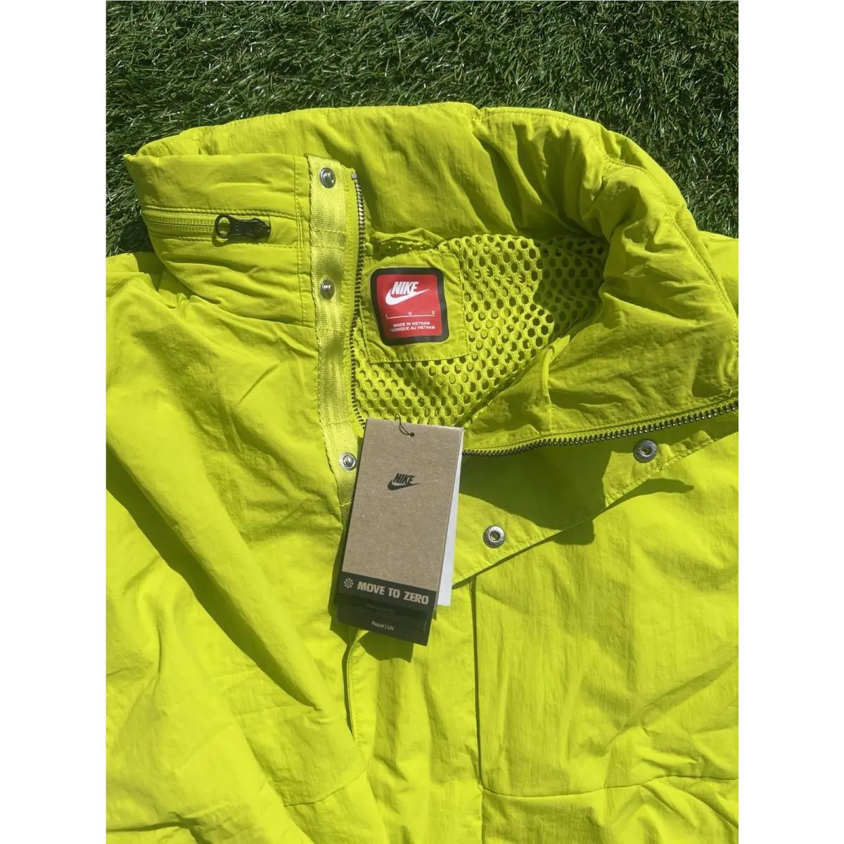 Nike clothing - Nike Tech Jacket - Tech Jacket - FZ0714-357 - Bright CactusVolt 4