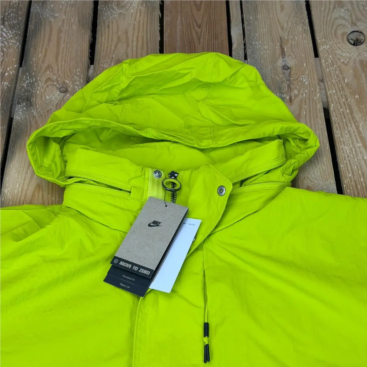 Nike clothing - Nike Tech Jacket - Tech Jacket - FZ0714-357 FZ0714357 - Bright CactusVolt 12