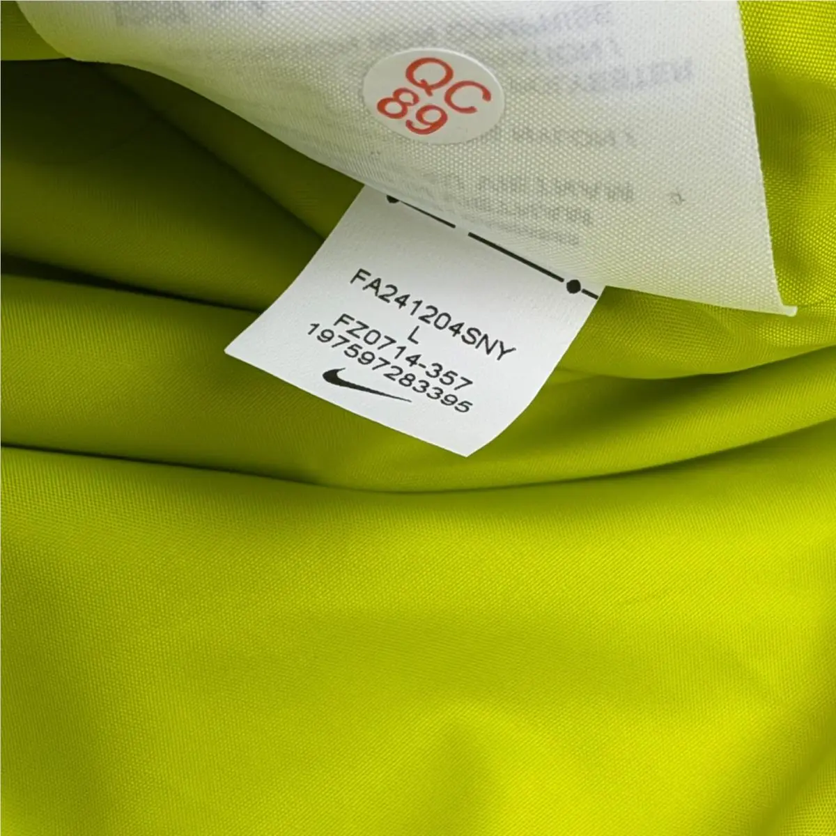 Nike clothing - Nike Tech Jacket - Tech Jacket - FZ0714-357 FZ0714357 - Bright CactusVolt 6