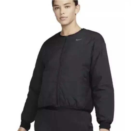 Nike Women`s Therma-fit Swift Running Jacket -black FB7511-010 Size Xxl
