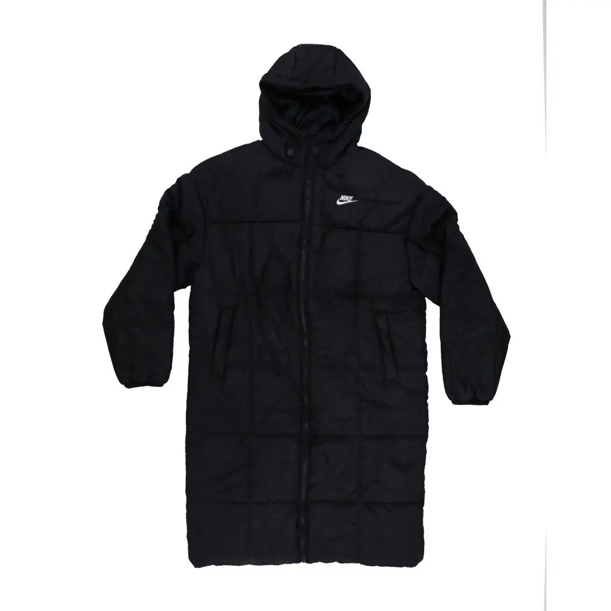 Nike Women`s Sportswear Therma-fit Parka Insulated Jacket Black White M