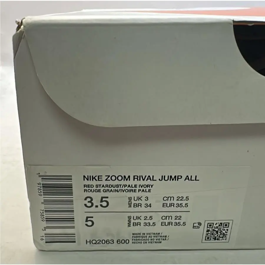 Nike shoes - Nike Rival Jump - Rival Jump - HQ2063-600 - Red Stardust/Malachite/University Red/Pale Ivory (UPC: 197859758593) 7