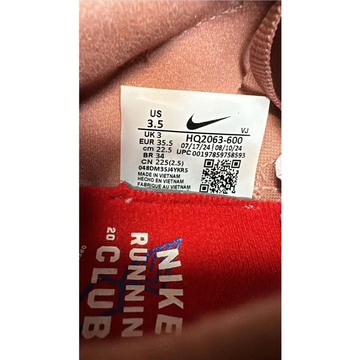 Nike shoes - Nike Rival Jump - Rival Jump - HQ2063-600 - Red Stardust/Malachite/University Red/Pale Ivory (UPC: 197859758593) 6