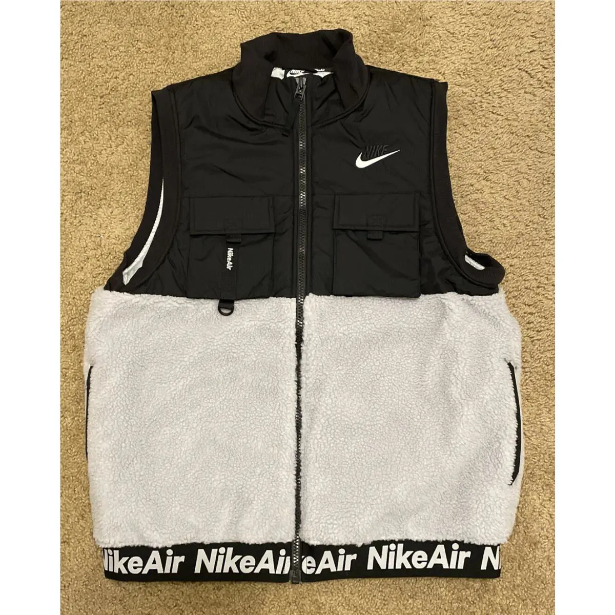Nike clothing - Nike Air Sportswear Sherpa Fleece Vest - Multicolor 1