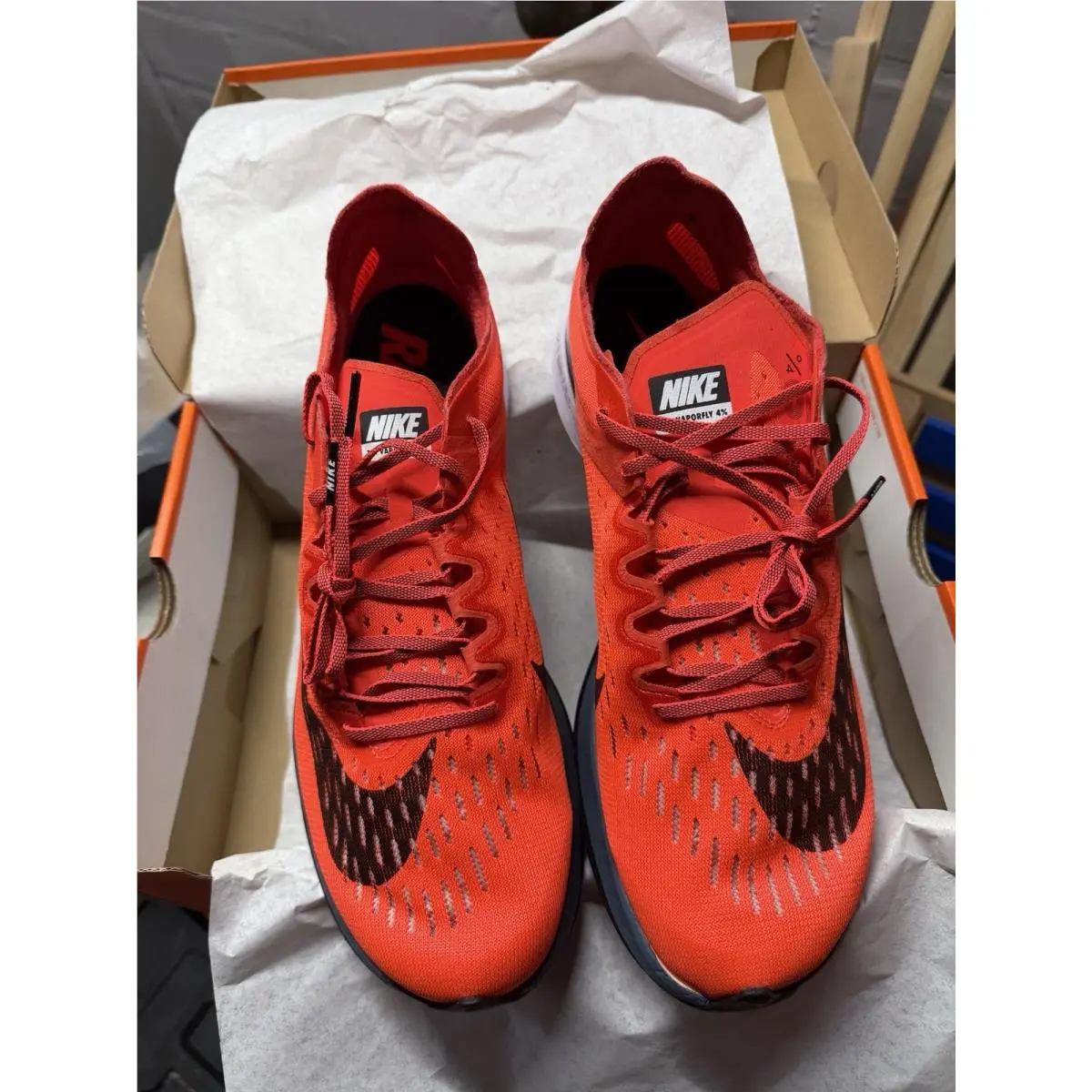 Nike shoes - Nike Zoom Vaporfly 4% - Zoom Vaporfly - 880847-600 - Multicolor, Manufacturer: Bright Crimson/White 1