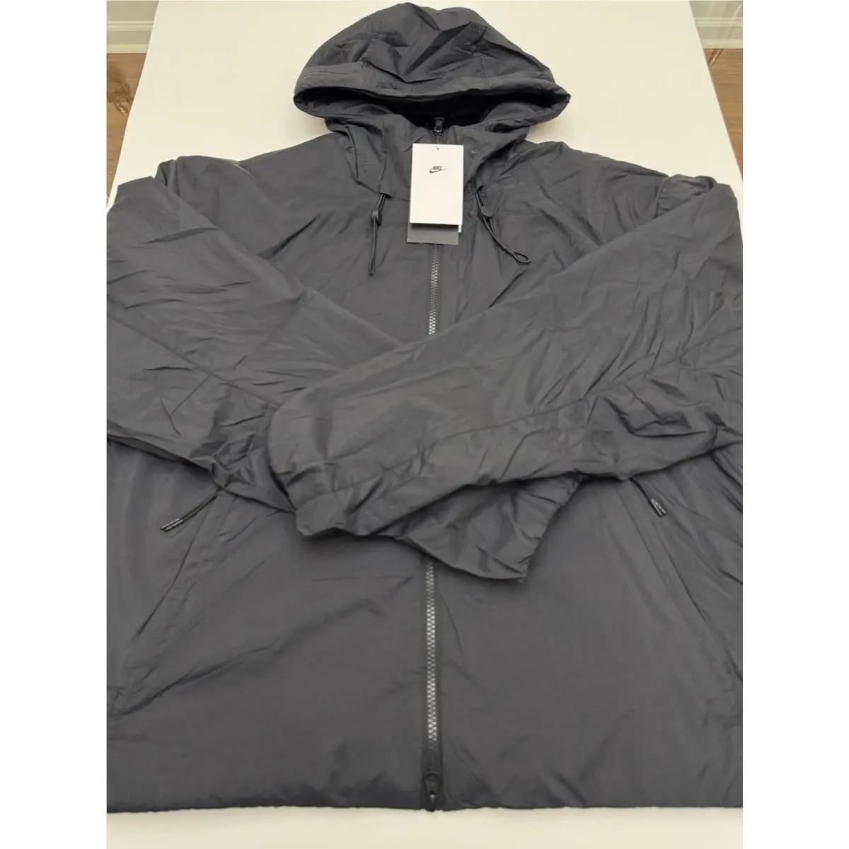 Nike Tech Therma Full-zip Fleece Jacket Black HJ2932-010 Mens Size Medium