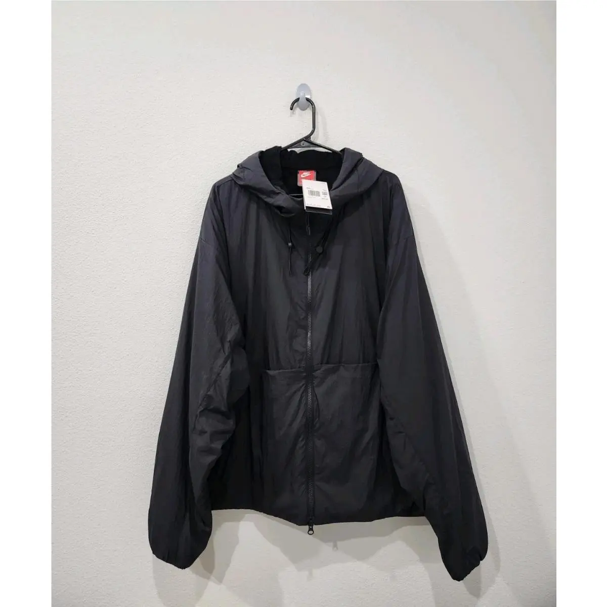 Nike Tech Men`s Therma Full-zip Light Jacket Black Size Xxl Loose HJ2932-010