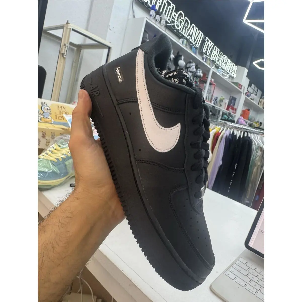 Nike shoes - Nike Air Force 1 - Air Force - CU9225-002 - Black 0