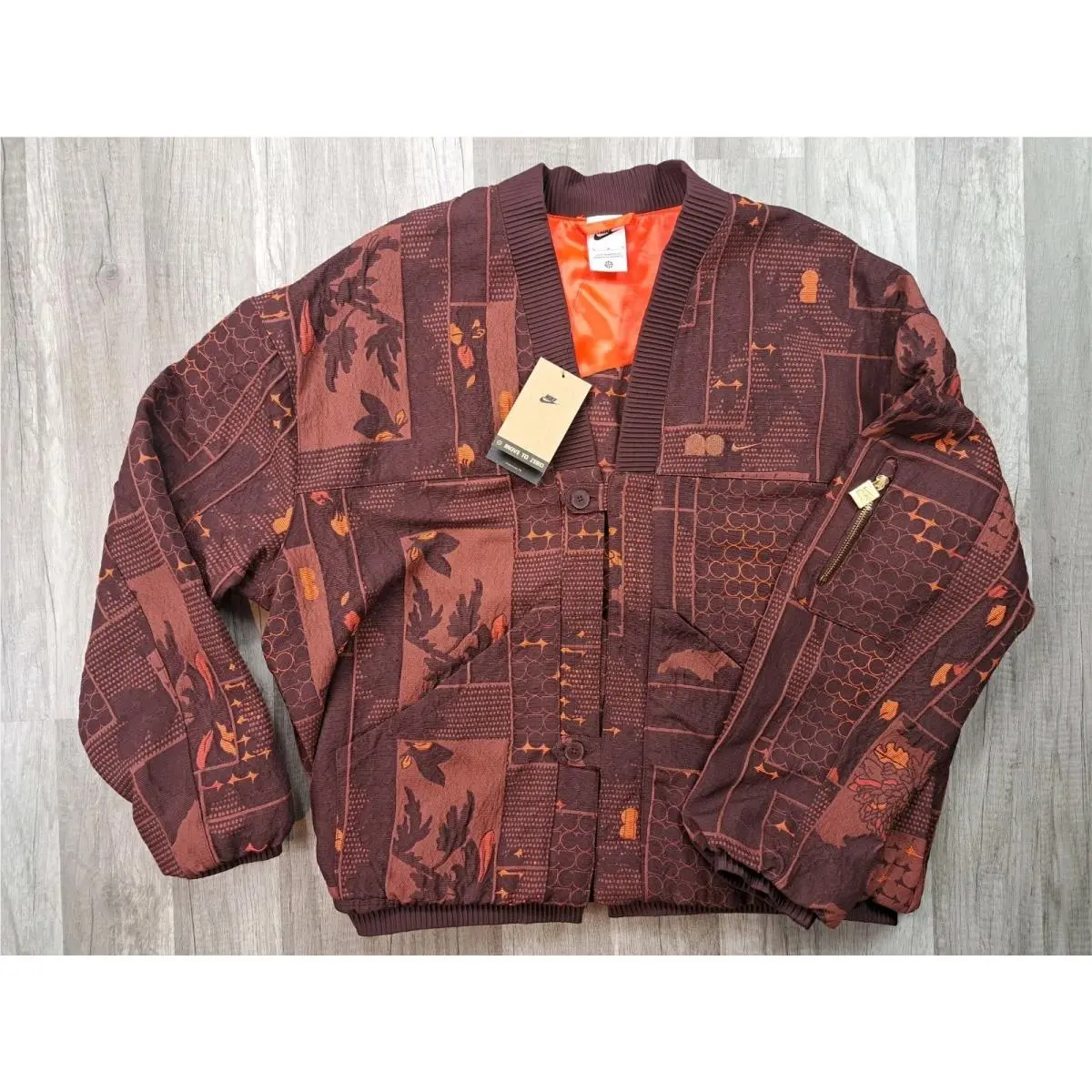 Nike clothing - Nike x Naomi Osaka Jacquard - Burgundy 0